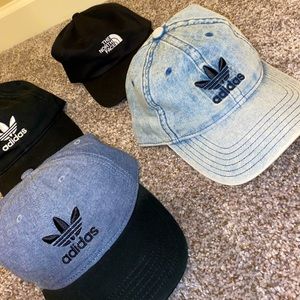 4 adjustable hats!